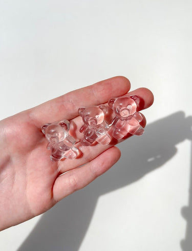 Clear Quartz Teddy Bear Halo Quartz